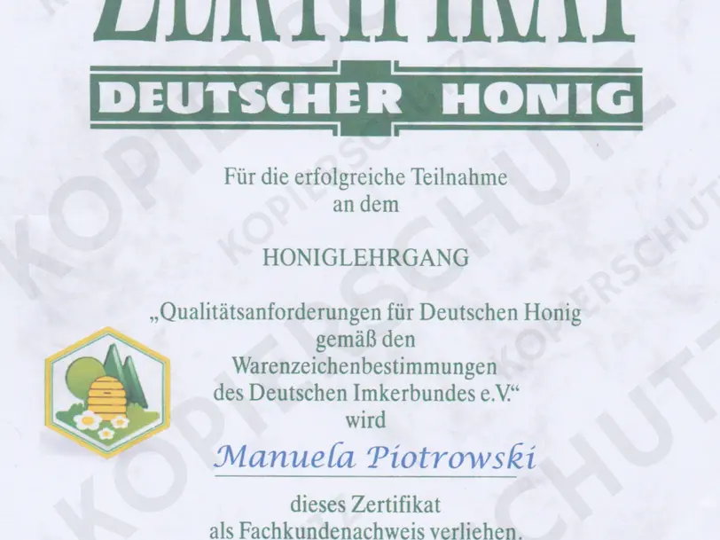 Imkerei und Honig Piotrowski 🍯 in Wendelstein