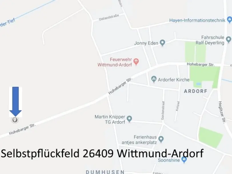 Erdbeerhof Janssen in Wittmund