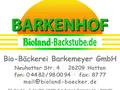 BARKENHOF Bioland-Backstube in Kirchhatten BARKENHOF Bioland-Backstube in Kirchhatten