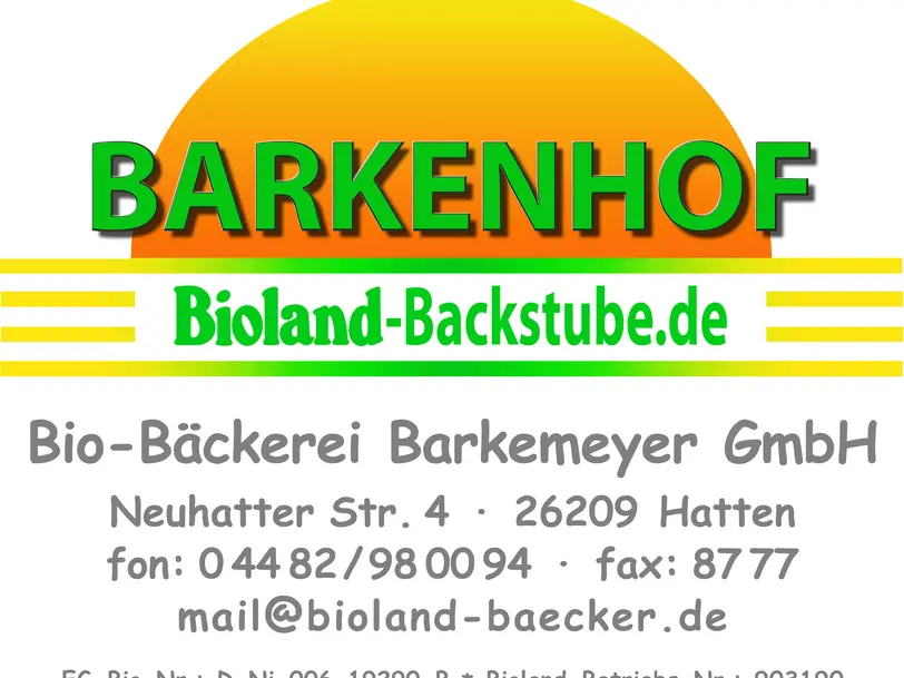 BARKENHOF  Bioland-Backstube in Kirchhatten